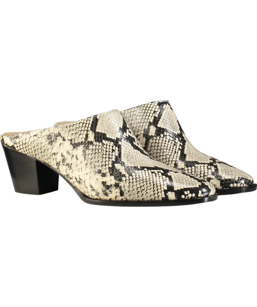 Russell & Bromley Beige Betton Western Mule UK 7 EU 40 👠