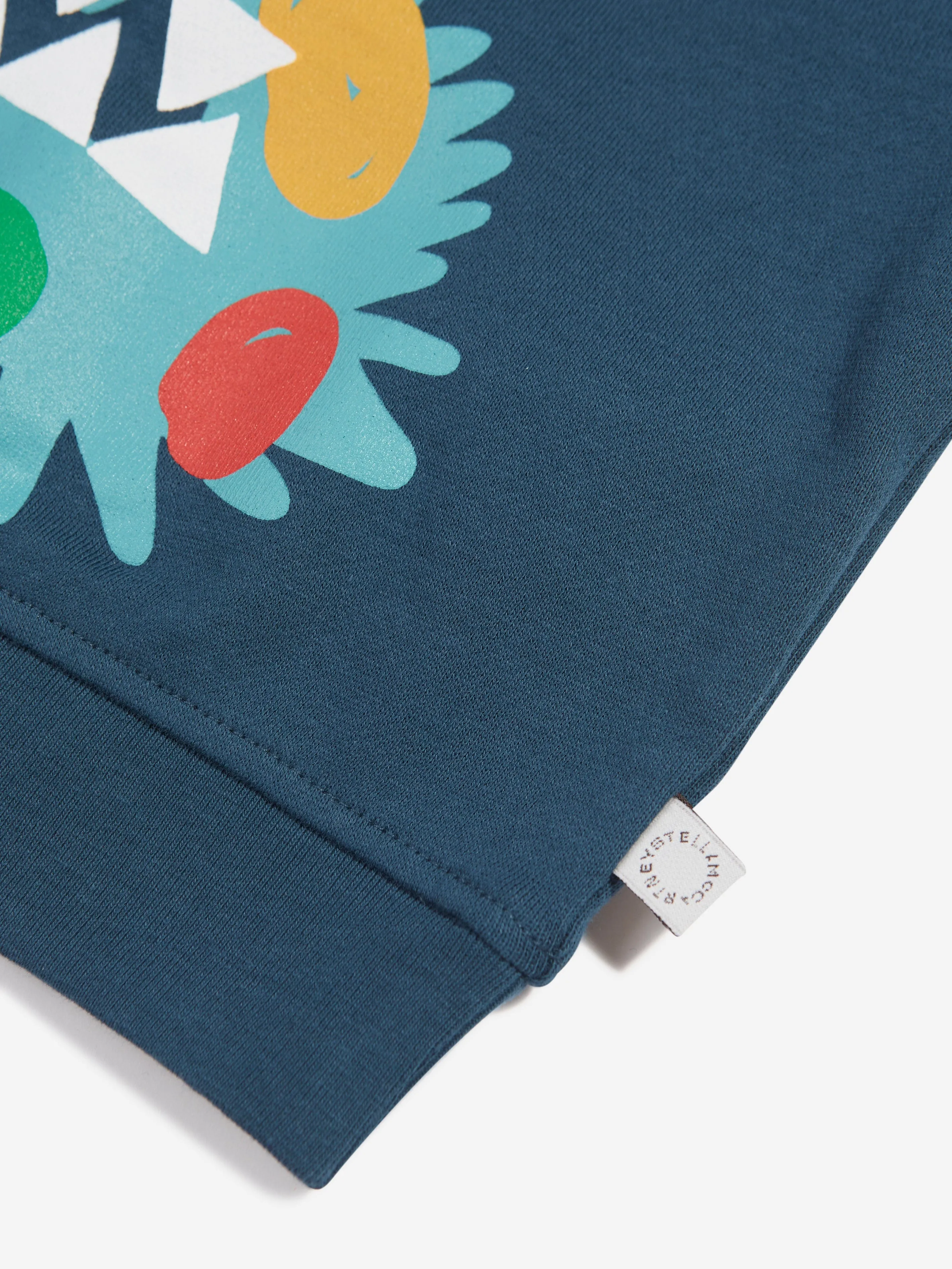 Stella McCartney Baby Boys Monster Logo Sweatshirt in Navy