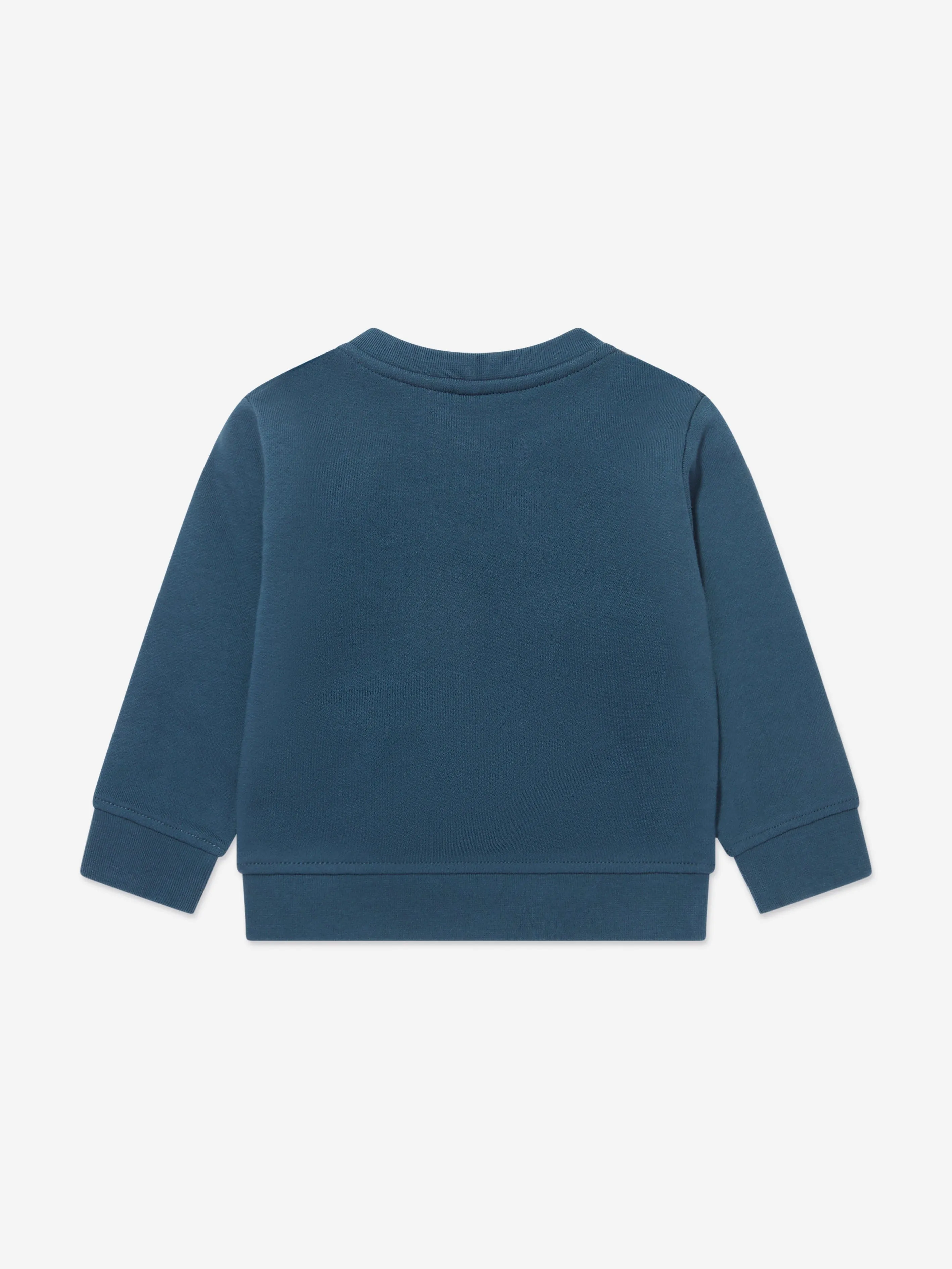 Stella McCartney Baby Boys Monster Logo Sweatshirt in Navy
