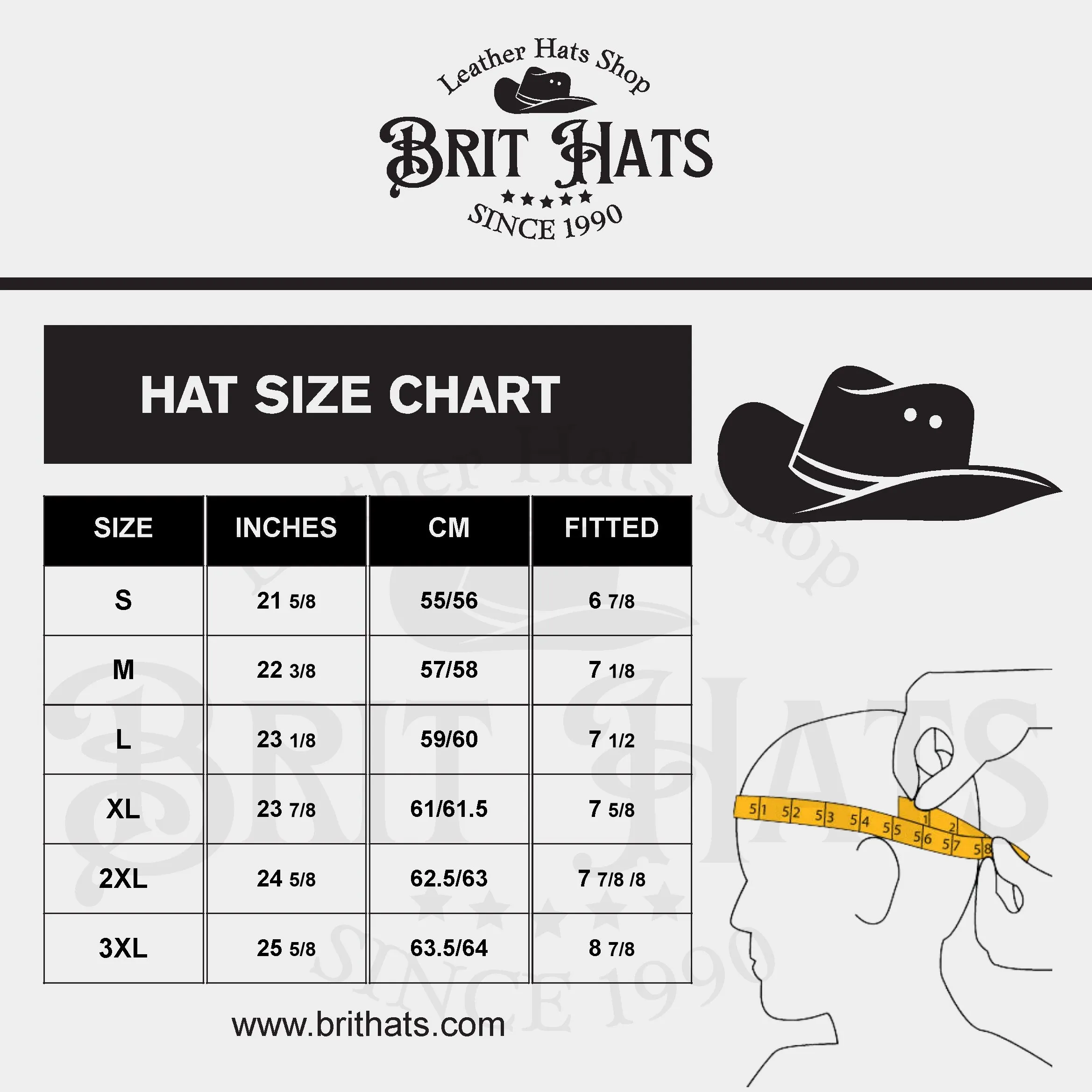 Strings Cowboy Leather Hat