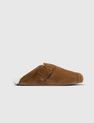 SUNDAY MULE "TAN SUEDE"