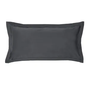 The Peninsula Charcoal Grey Throw Pillow