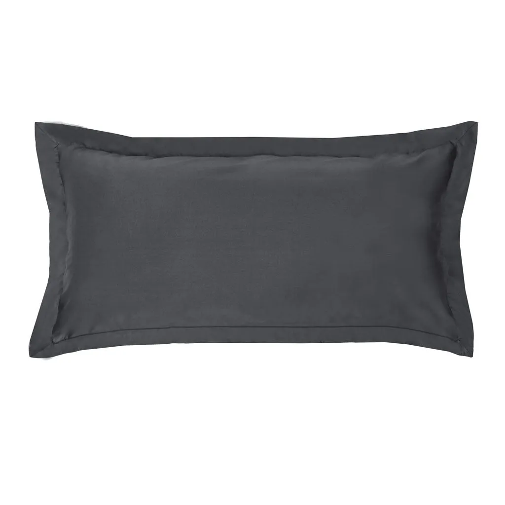 The Peninsula Charcoal Grey Throw Pillow