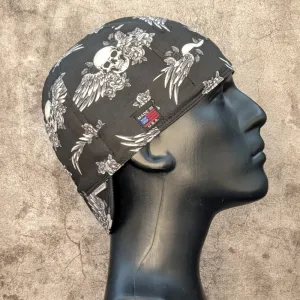 Winged Skull Welding Cap
