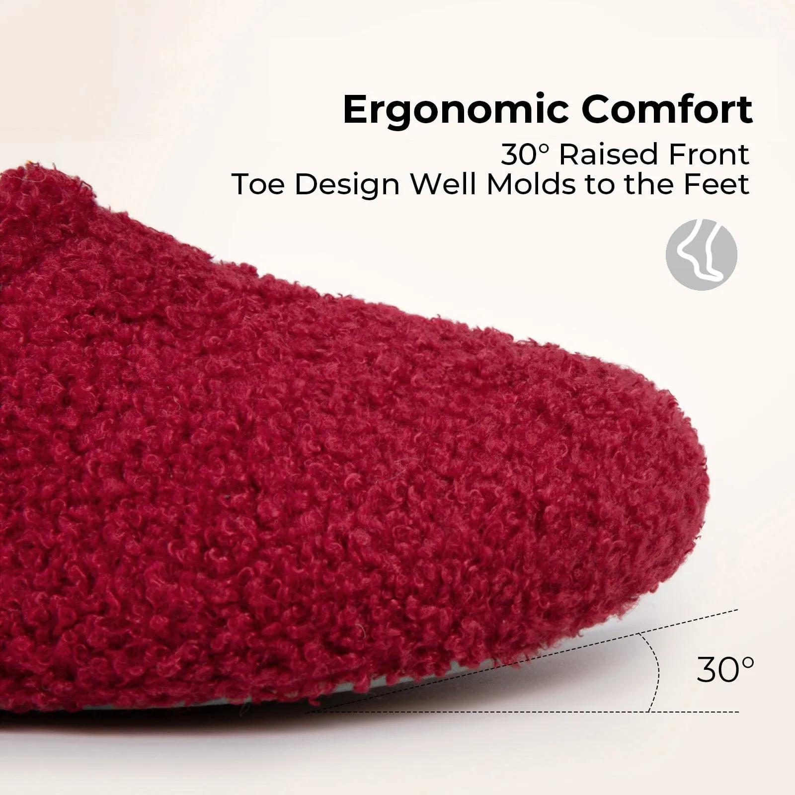 Women's Fuzzy Curly Fur House Shoes