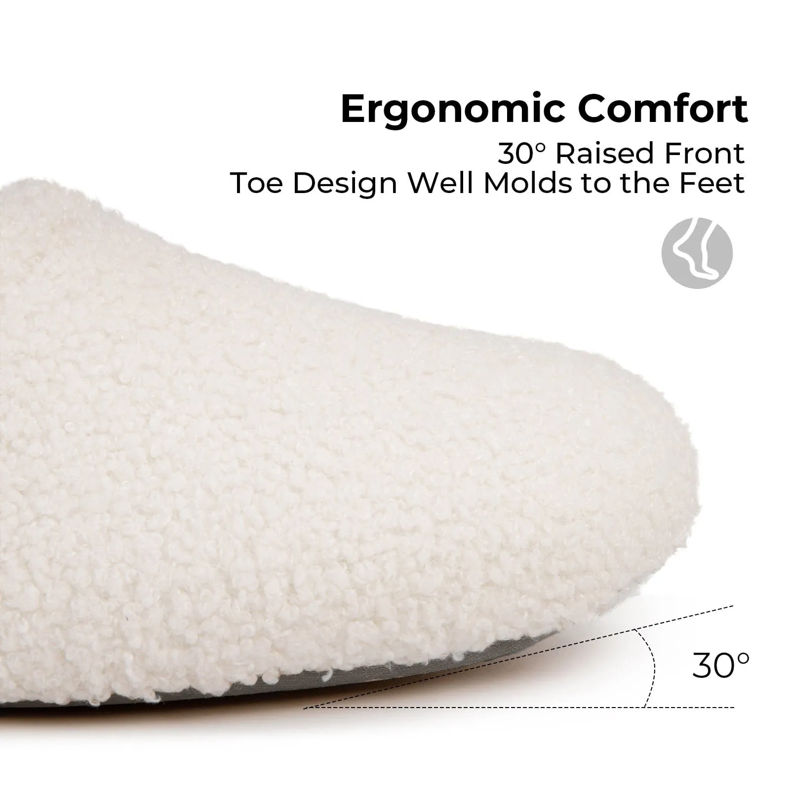 Women's Fuzzy Curly Fur House Shoes