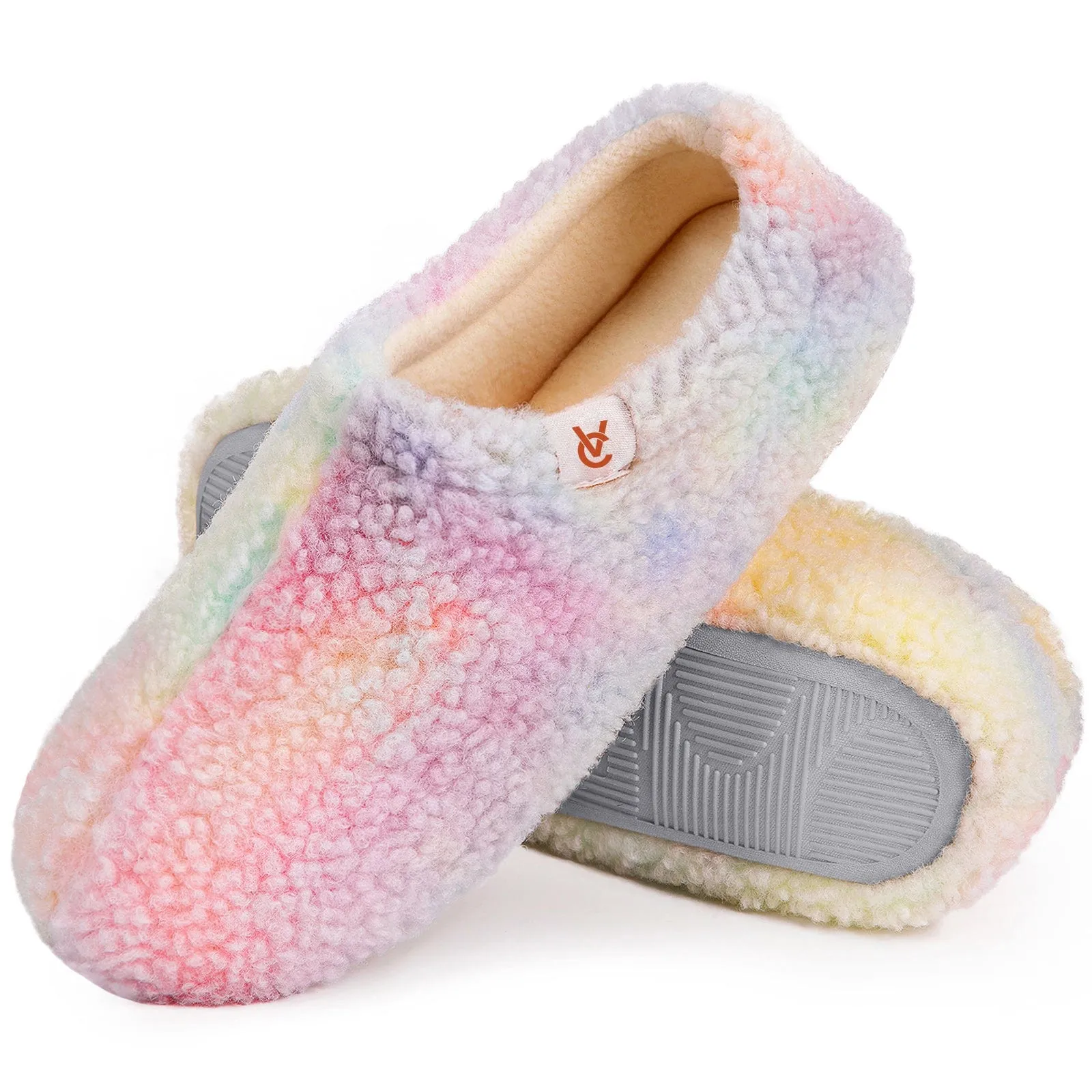 Women's Fuzzy Curly Fur House Shoes