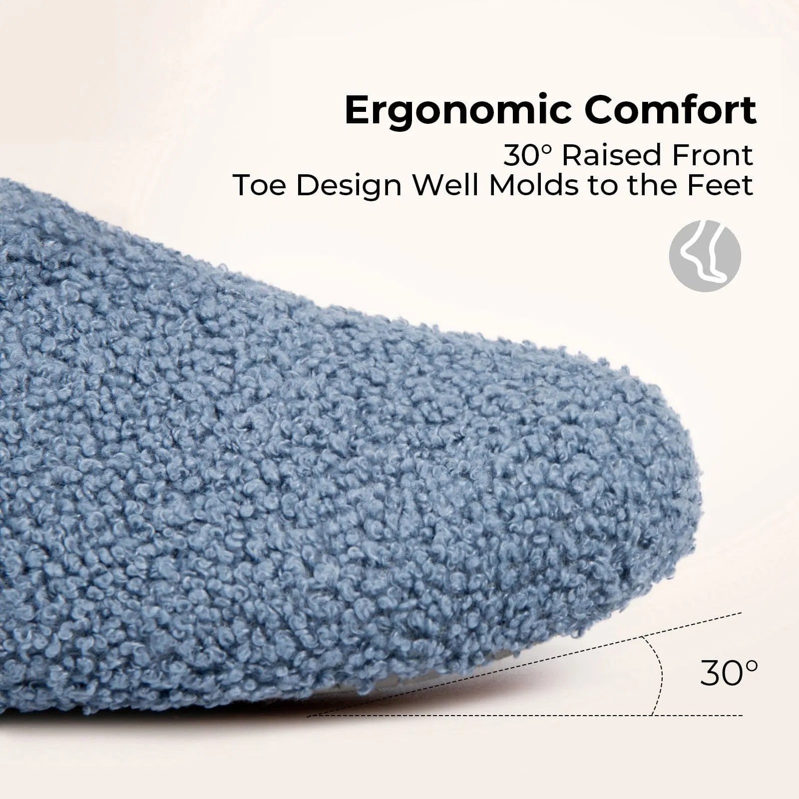 Women's Fuzzy Curly Fur House Shoes