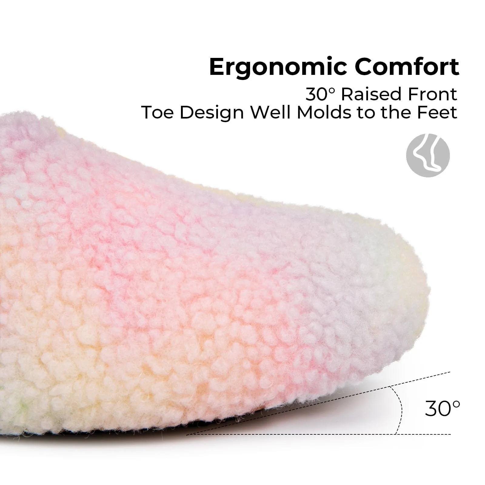 Women's Fuzzy Curly Fur House Shoes