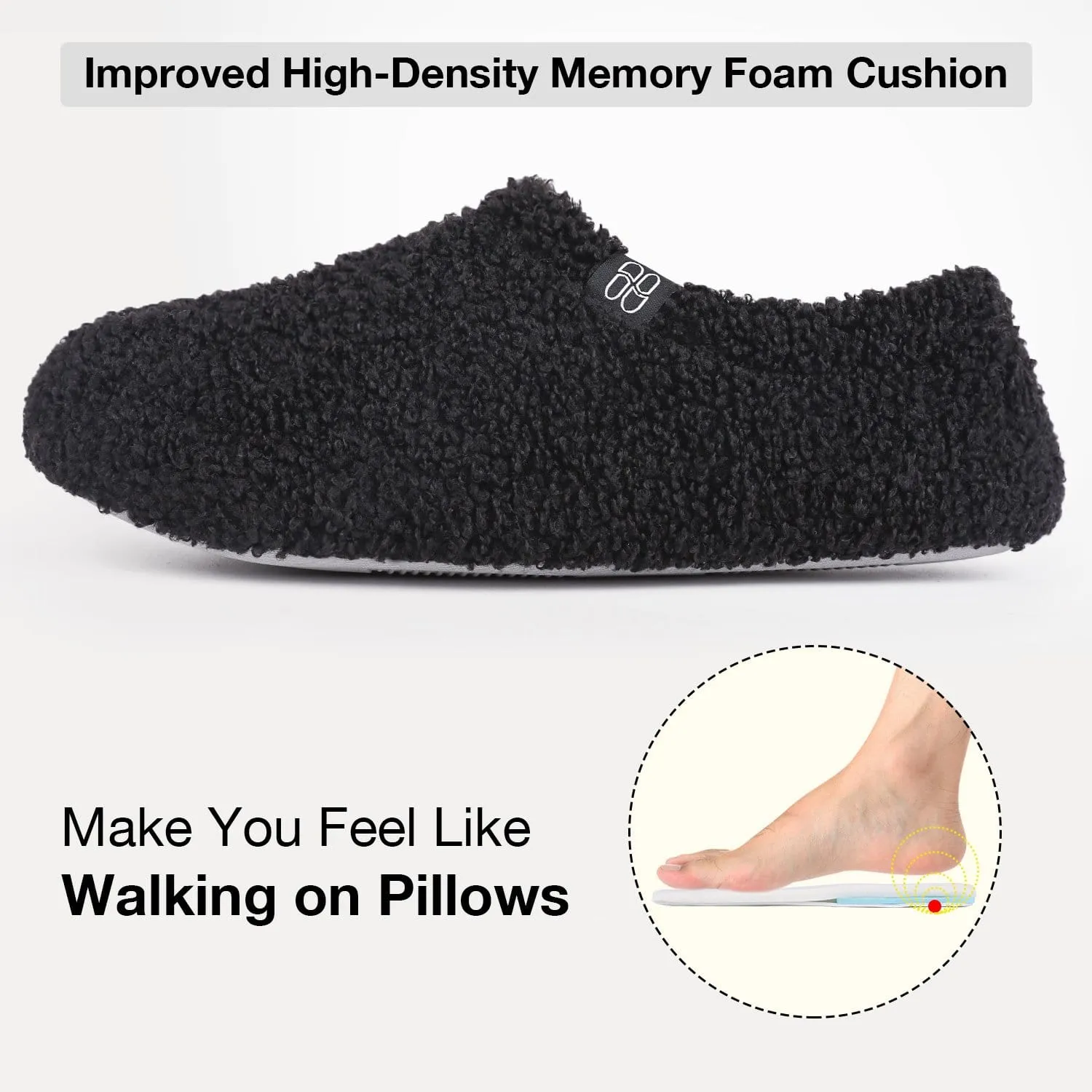 Women's Fuzzy Curly Fur House Shoes