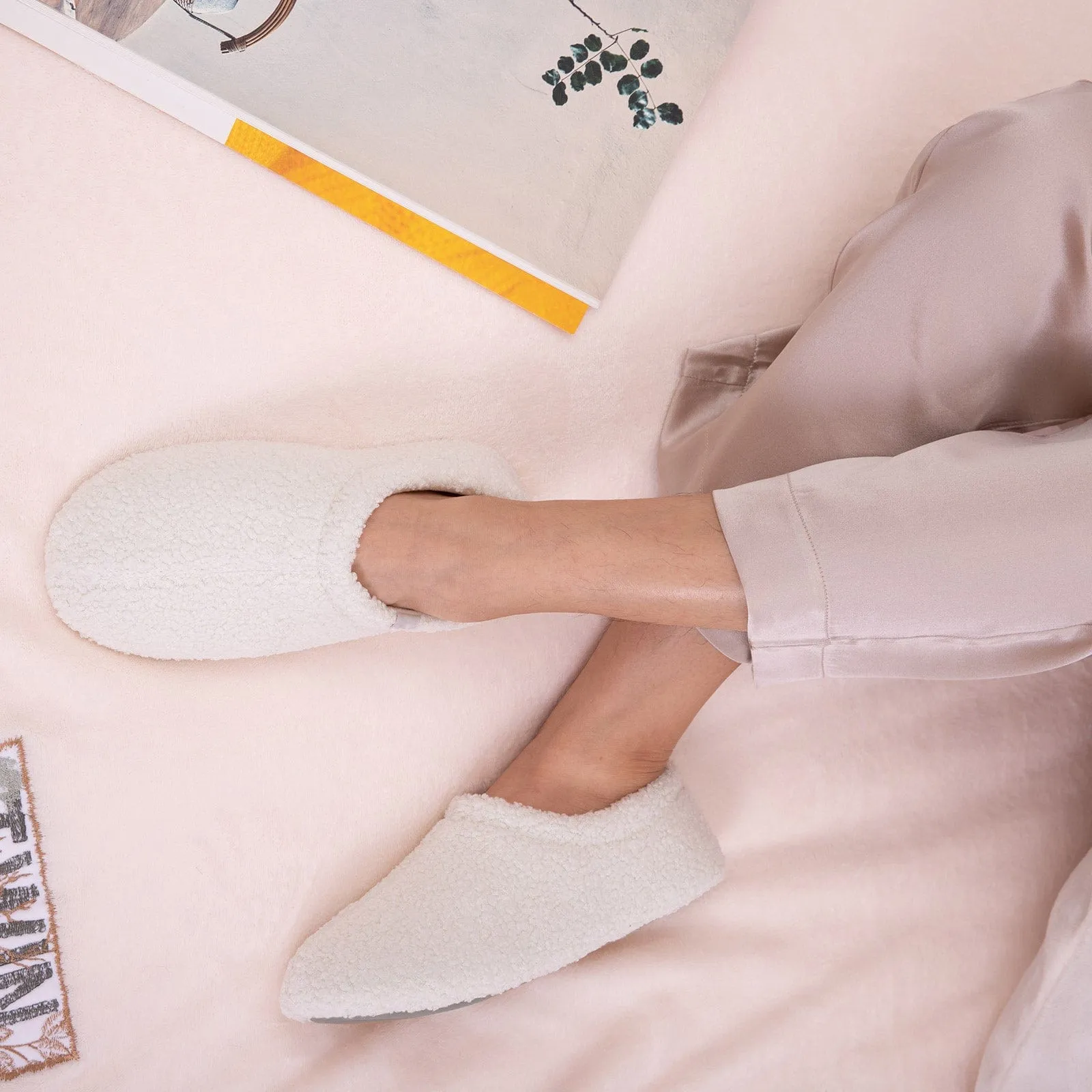 Women's Fuzzy Curly Fur House Shoes